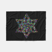 Ster van David Fleece Deken (Voorkant (Horizontaal))