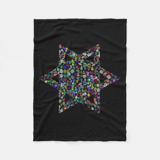 Ster van David Fleece Deken (Voorkant)