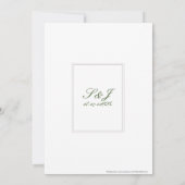 Ster van David floral chuppah Joodse bruiloft Kaart (Achterkant)