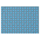 Ster van David Floret Blue Tafelkleed (Voorkant (Horizontaal))