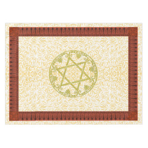 Ster van David Flower Border Tafelkleed