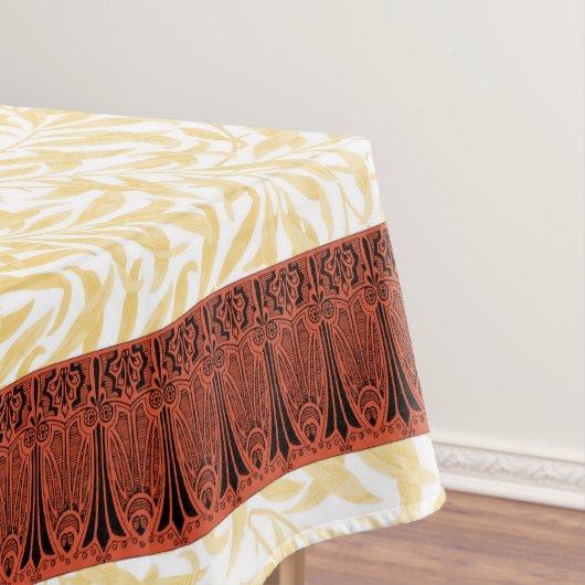 Ster van David Flower Border Tafelkleed (Voorbeeld)