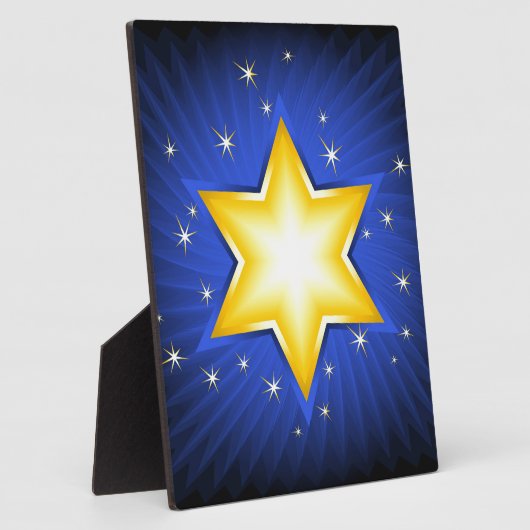 Ster van David Fotoplaat (Zijkant)