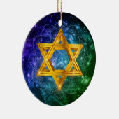 Ster van David Galaxy - Magen David Keramisch Ornament (Rechts)