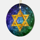 Ster van David Galaxy - Magen David Keramisch Ornament (Links)