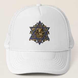 Ster van David Gold Trucker Pet