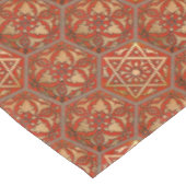 Ster van David Golden Red Tafelkleed (Gekanteld)