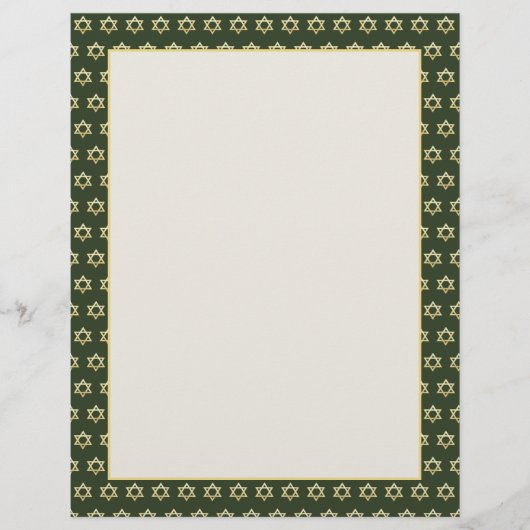 Ster van David Green en Gold Flyer (Voorkant)