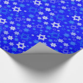 Ster van David Hanukkah Cadeaupapier (Hoek)