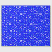 Ster van David Hanukkah Cadeaupapier (Vlak)