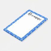 Ster van David Hanukkah CUSTOMIZE IT-Notitieblok Post-it® Notes (Schuin)
