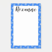 Ster van David Hanukkah CUSTOMIZE IT-Notitieblok Post-it® Notes (Voorkant)