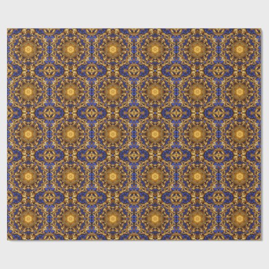 Ster van David - Hanukkah - Gift Wrapping paper Cadeaupapier (Vlak)