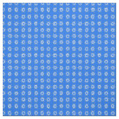 Ster van David Hanukkah Pattern Blue White Stof (Swatch)