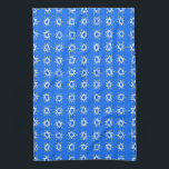 Ster van David Hanukkah Pattern Blue White Theedoek<br><div class="desc">Decoreer je keuken met deze leuke vakantiekanaal. Het maakt een geweldige vakantie,  het huishouden of een bruiloft cadeau! U kunt het aanpassen en tekst ook toevoegen. Bekijk mijn winkel voor veel meer kleuren en patronen!</div>