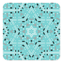 Ster van David Hanukkah Stickers