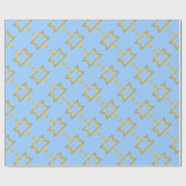 Ster van David Hanukkah Wrapping Paper Cadeaupapier (Vlak)
