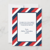 Ster van David Hartelijk dank Bedankkaart (Achterkant)