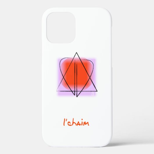 Ster van David/Heart iPhone/iPad case (Achterkant)