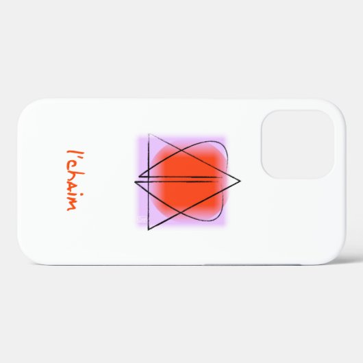 Ster van David/Heart iPhone/iPad case (Achterkant (horizontaal))