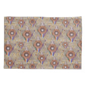 "Ster van David" in leder en suede Kussensloop (Achterkant)