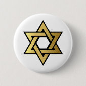 Ster van David Jewish Button (Voorkant)