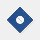 Ster van David Jewish Hebrew Baby Boy Naming Servet (Hoek)