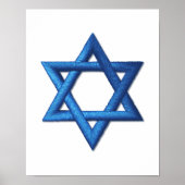 Ster van David Jewish Poster (Voorkant)