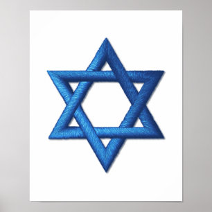 Ster van David Jewish Poster