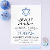 Ster van David, jodendom, joodse studies Advertere Flyer (Enkel)