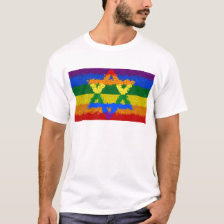 Ster van David - Joods - Gay Pride T-shirt