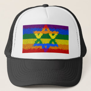 Ster van David - Joods - Gay Pride Trucker Pet