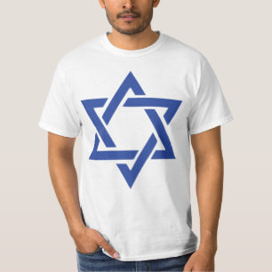 Ster van David Joods Israël Vlag Patriottisch T-shirt