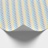 Ster van David Joods Kleurrijk Cadeaupapier (Hoek)