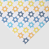 Ster van David Joods Kleurrijk Tissuepapier (Detail)
