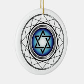 Ster van David- Joods religieus symbool Keramisch Ornament (Rechts)