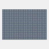 Ster van David Joodse Bar Bat Mitzvah Chanoeka Bla Inpakpapier Vel (Voorkant 3)