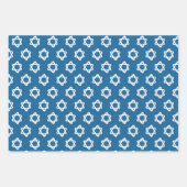 Ster van David Joodse Bar Mitzvah Chanoeka Simple Inpakpapier Vel (Voorkant 2)