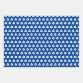 Ster van David Joodse Bar Mitzvah Chanoeka Simple Inpakpapier Vel (Voorkant 2)