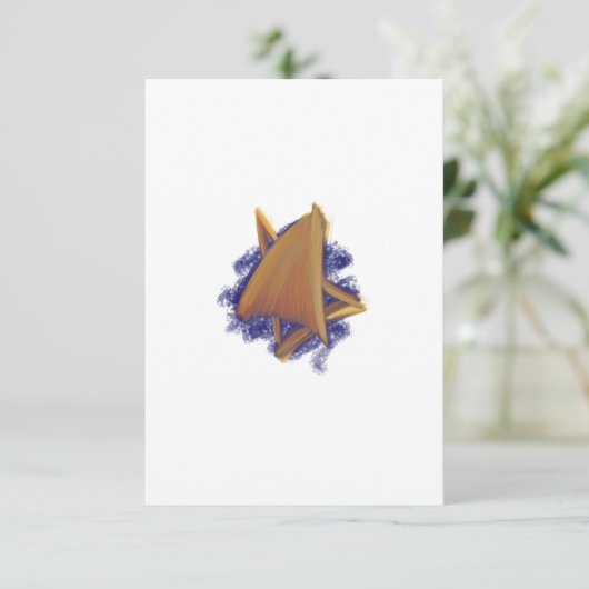 Ster van David Kaart (Staand voorkant)