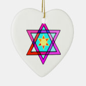 ster van David Keramisch Ornament (Rechts)