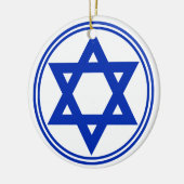 Ster van David Keramisch Ornament (Links)