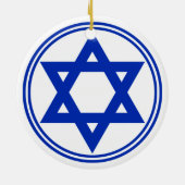 Ster van David Keramisch Ornament (Achterkant)