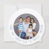 Ster van David Kerstboom Wenskaart Kaart (Achterkant)