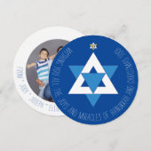 Ster van David Kerstboom Wenskaart Kaart (Voorkant / Achterkant)