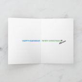 Ster van David Kerstboom Wenskaart Kaart (Binnen)