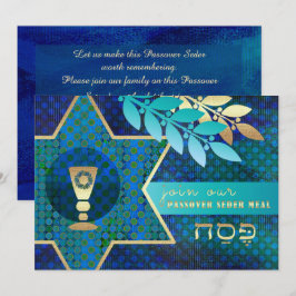 Ster van David, Kiddush Cup Pascha Seder Kaart