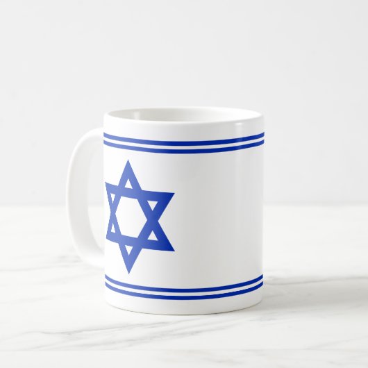 Ster van David Koffiemok (Voorkant links)