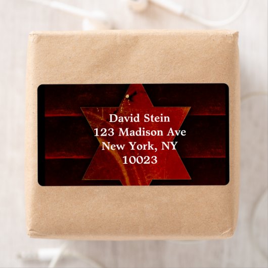 Ster van David labels (Insitu)