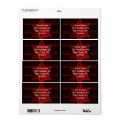 Ster van David labels (Full Sheet)